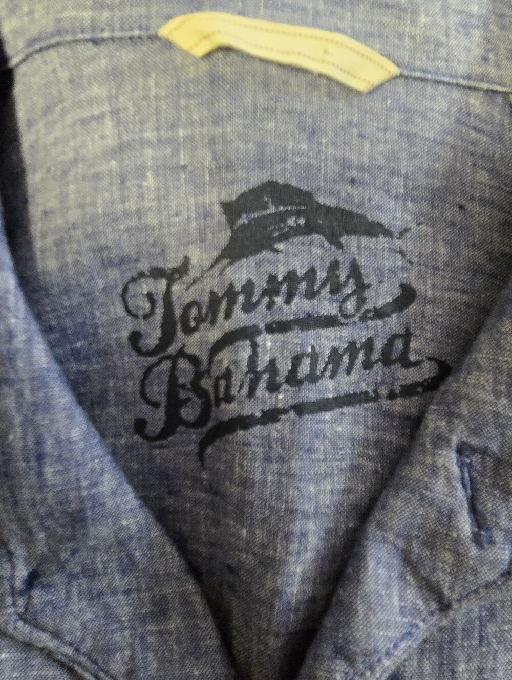 Tommy Bahama Blue 100% Linen Short Sleeve Shirt Men's Size XXL - Picture 3 of 16